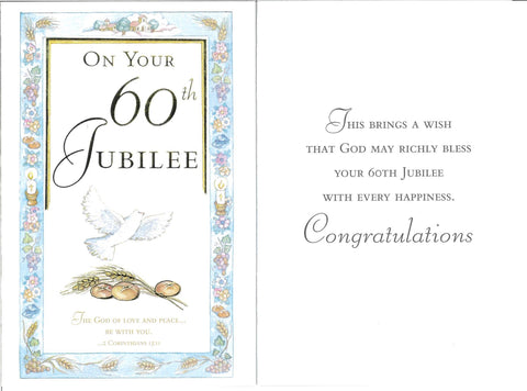 60th Jubilee Card-Priest