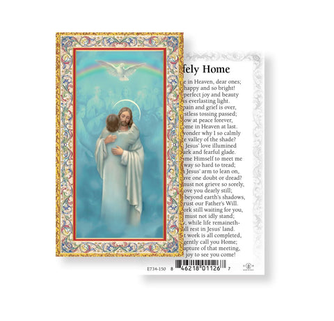 Safely Home Holy Card