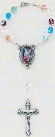 Multi-color Auto Rosary-Guardian Angel