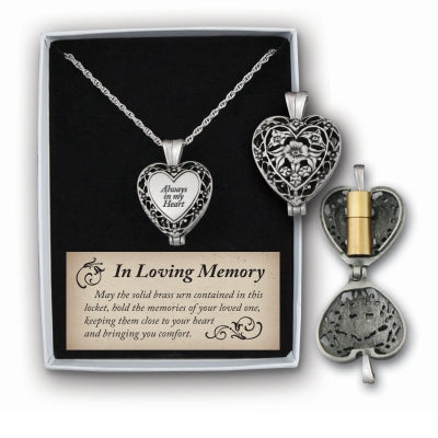 Always In My Heart Locket for Ashes