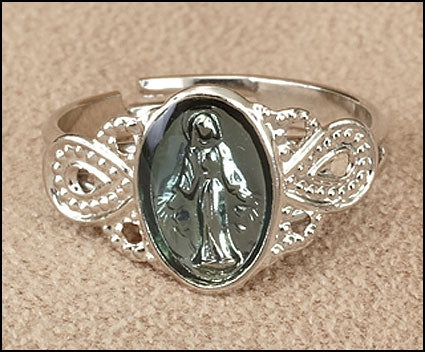 Miraculous Medal Adjustable Ring