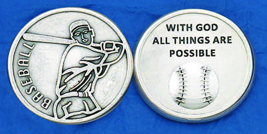 Baseball Sports Pocket Token