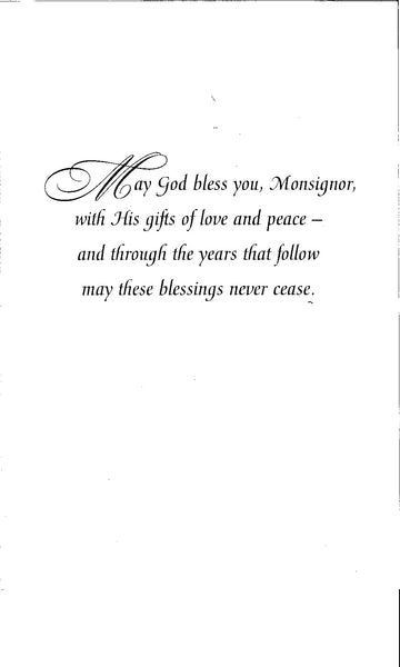 Christmas Card-Monsignor