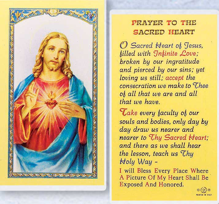 Prayer to the Sacred Heart LPC