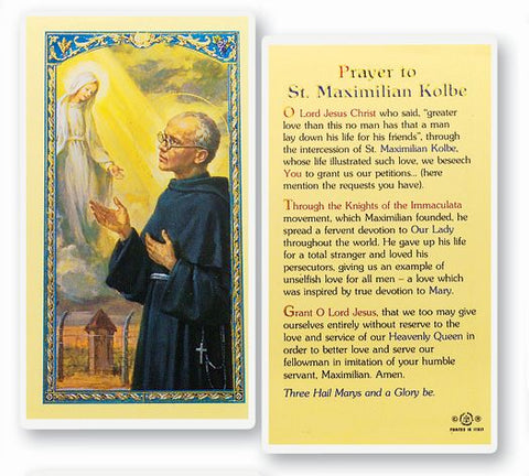 Prayer to St Maximilian Kolbe LPC