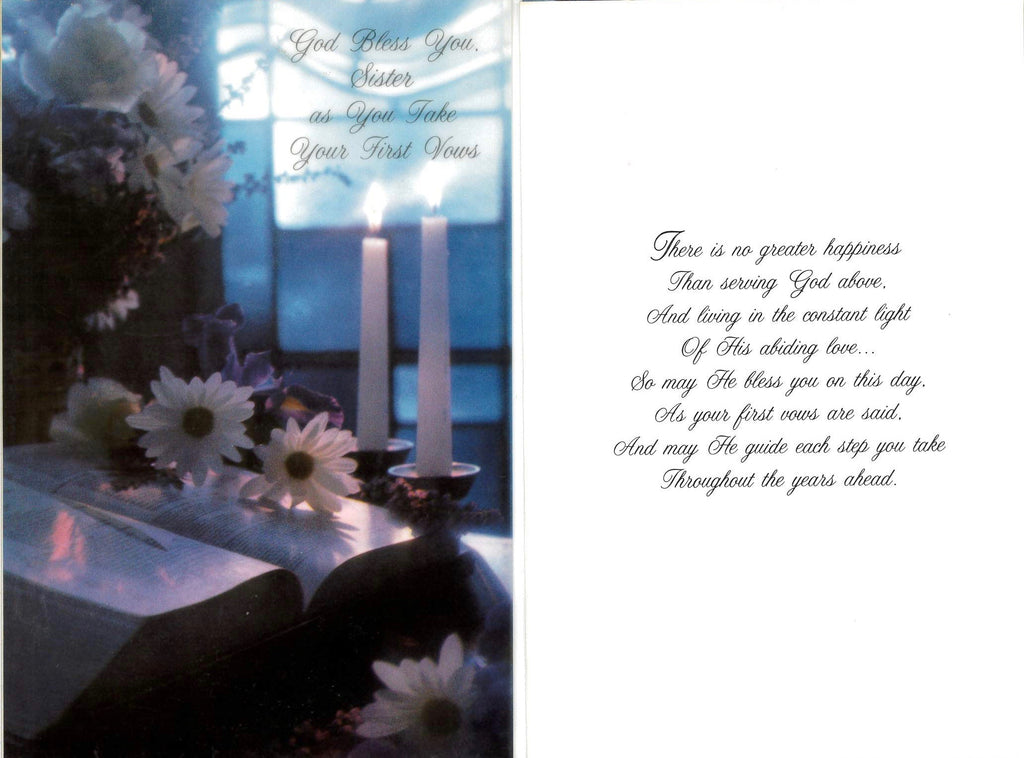 First Vows Card