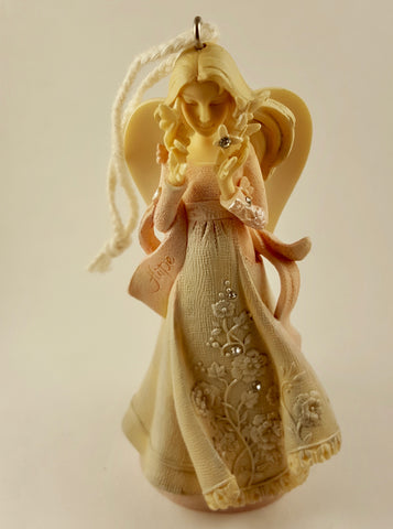 Foundations "Hope" Angel (Breast Cancer Angel) Ornament