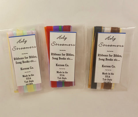 Holy Streamers - Bible Ribbon Markers