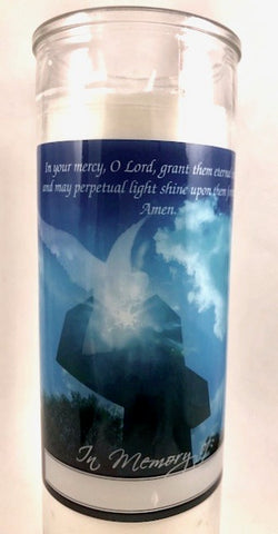 Memorial/Bereavement Glass Candle