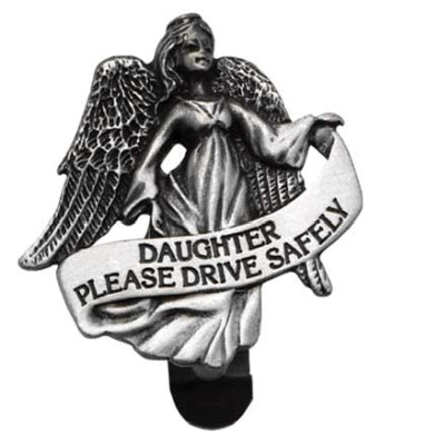 Daughter Drive Safely Angel Visor Clip