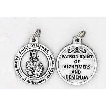 St Dymphna Healing Saints Medal