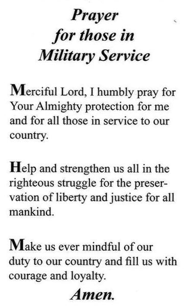 Prayer For Those In Military Service