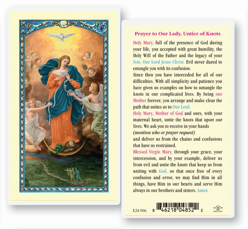 Prayer to Our Lady, Untier of Knots LPC