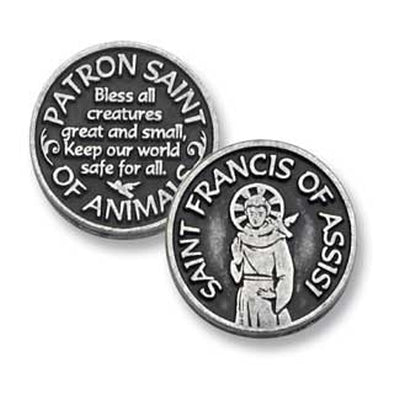 St Francis of Assisi Pocket Token