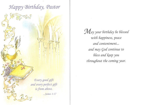 Birthday Card - Pastor