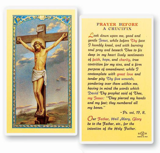 Prayer Before A Crucifix LPC