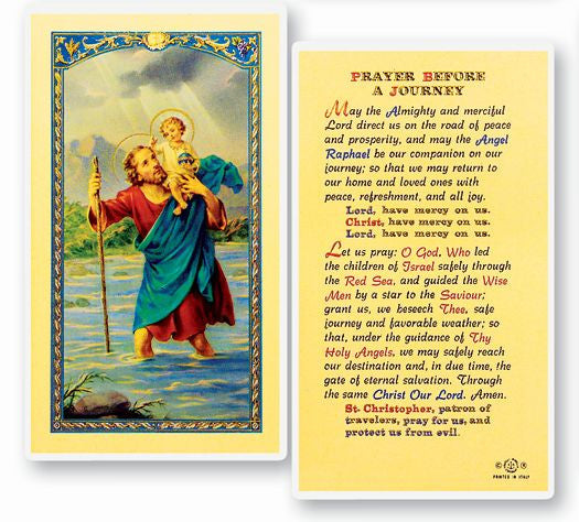 Prayer Before A Journey~St Christopher LPC