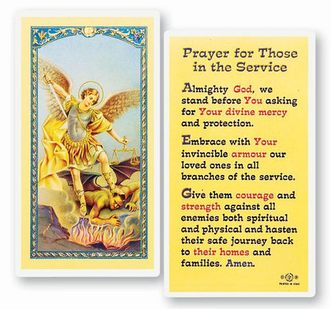 Prayer For Those In The Service~St Michael LPC
