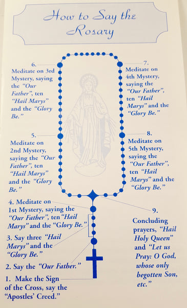 Bi-fold Rosary Pamphlet