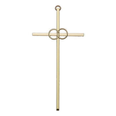 Wedding Cross-Goldtone