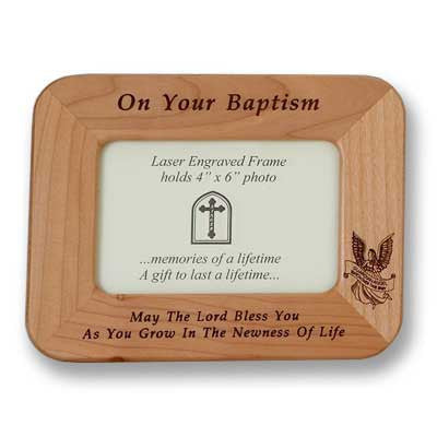Baptism Maple Frame