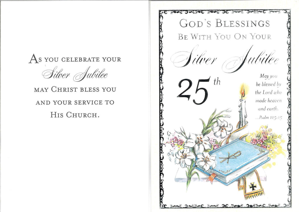 25TH JUBILEE CARD-PRIEST