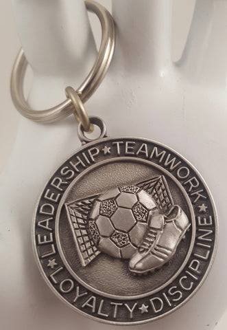 St Christopher Sport Key Chain-Soccer   **DISCONTINUED***