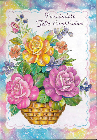 Birthday Card-Pop up-Spanish