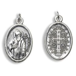 St Benedict Oxidized Medal