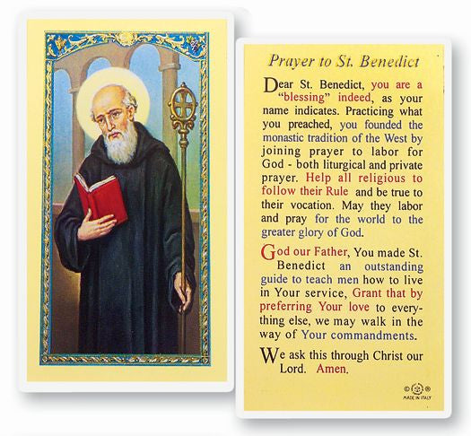 Prayer to St Benedict LPC