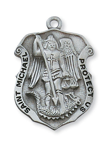 St Michael Pewter Shield Medal