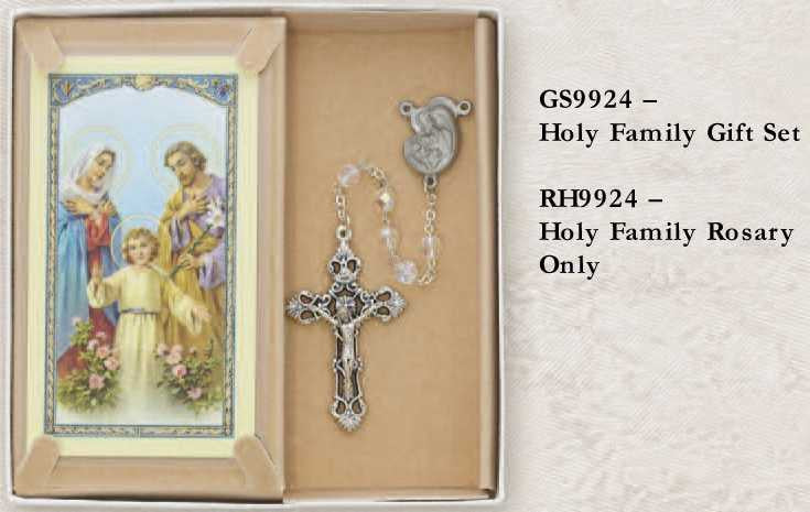 Crystal Holy Family Rosary.