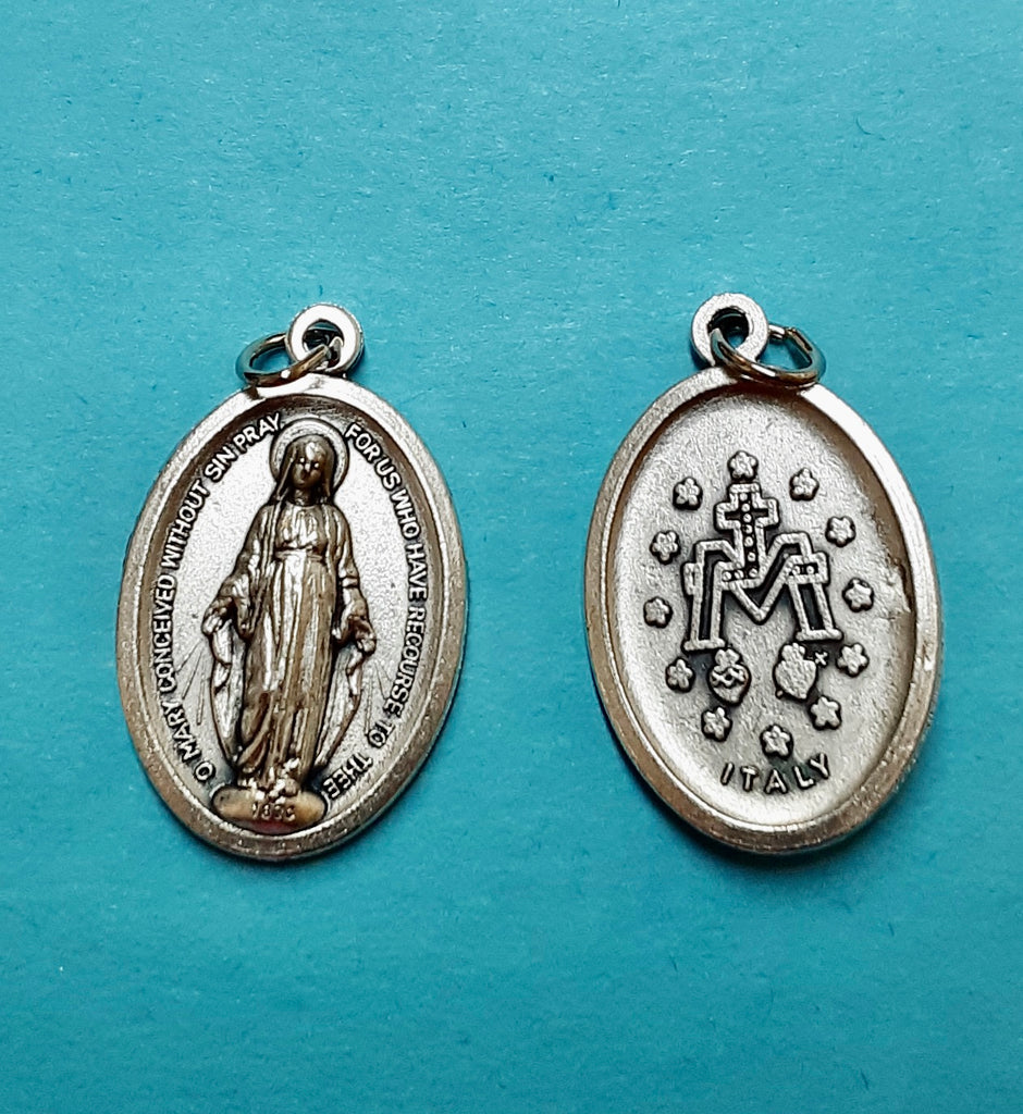 Inexpensive Oxidized Miraculous Medal
